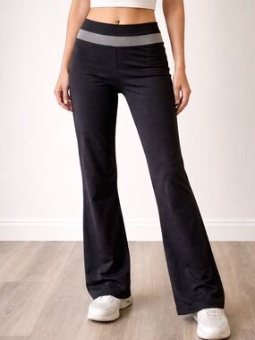 Lululemon Groove Pants - Dark/Light Grey - Reversible - Bootcut